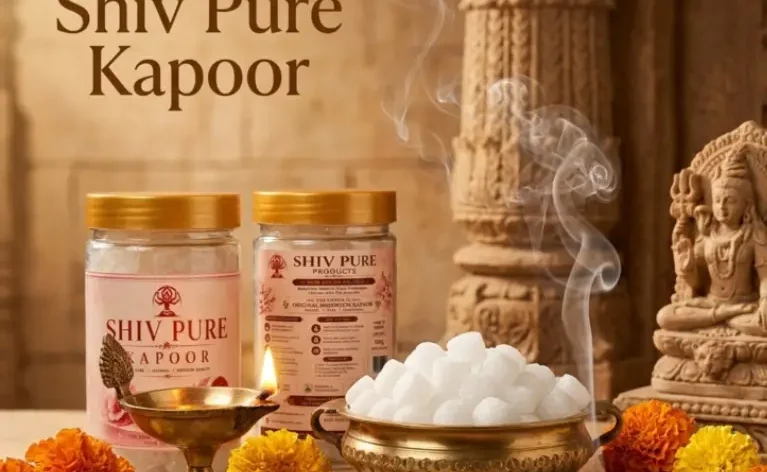 Experience the purity of Shiv Pure Kapoor, crafted to create a peaceful atmosphere, spiritual positivity, and refreshing fragrance in every prayer.