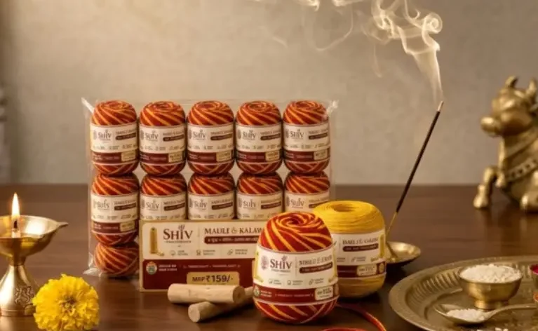 Shiv Pure Products Kalawa fills your home with divine fragrance, spiritual positivity, and a peaceful atmosphere for daily prayers and rituals.