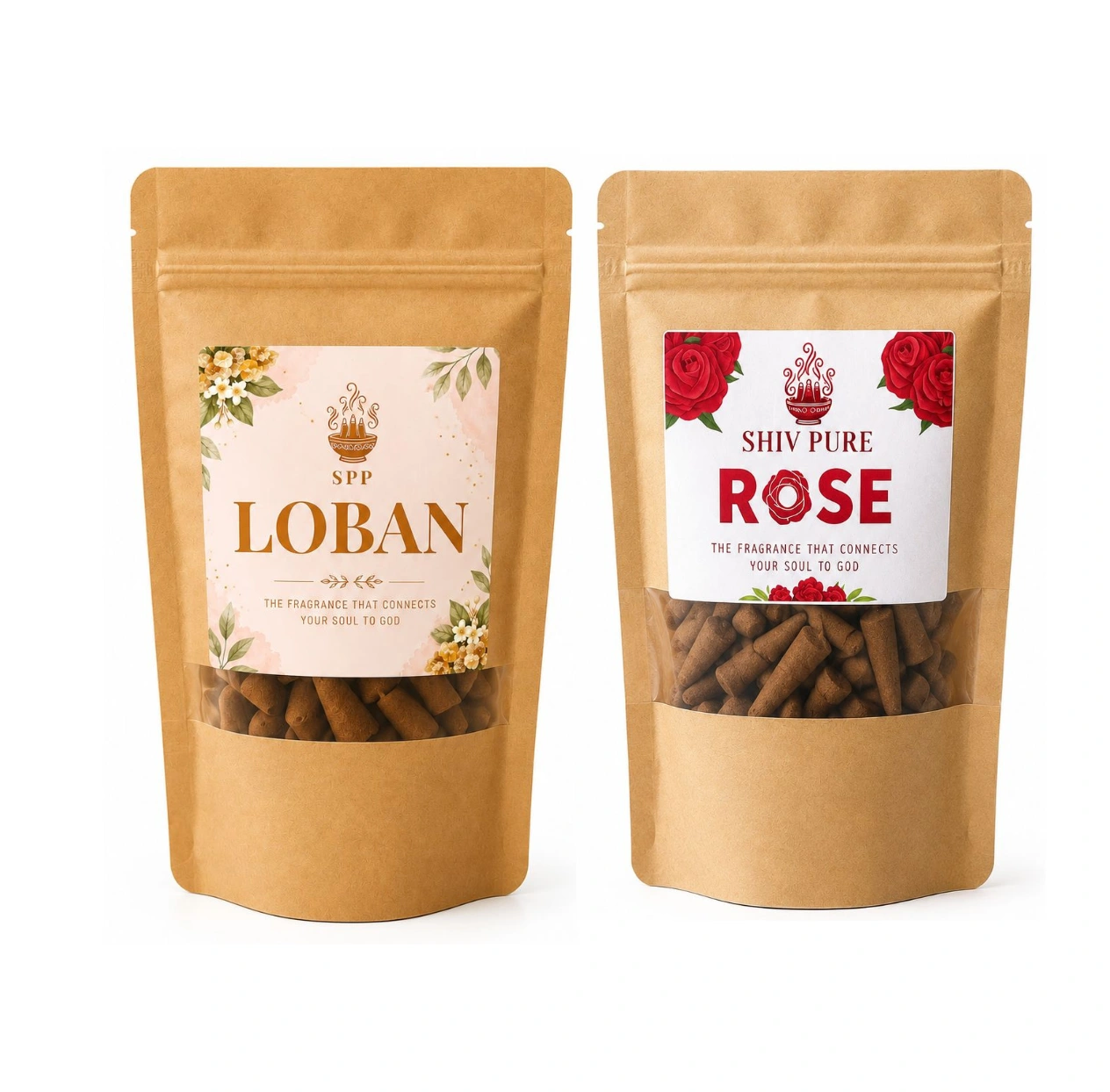 SPP Loban & Rose Dhoop Cones Combo Pack