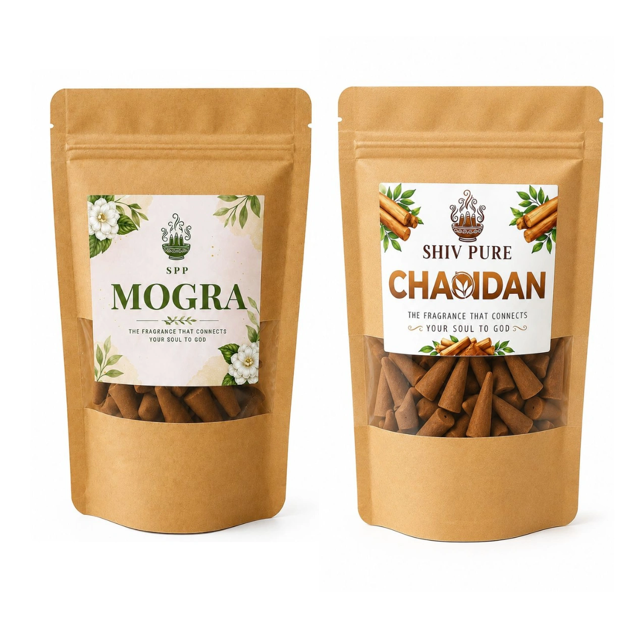 SPP Mogra & Chandan Dhoop Cones Combo Pack