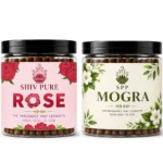 SPP Rose & Mogra Fragrance Beads Combo Pack brings together the soothing aroma of Rose and the divine freshness of Mogra in one premium combo