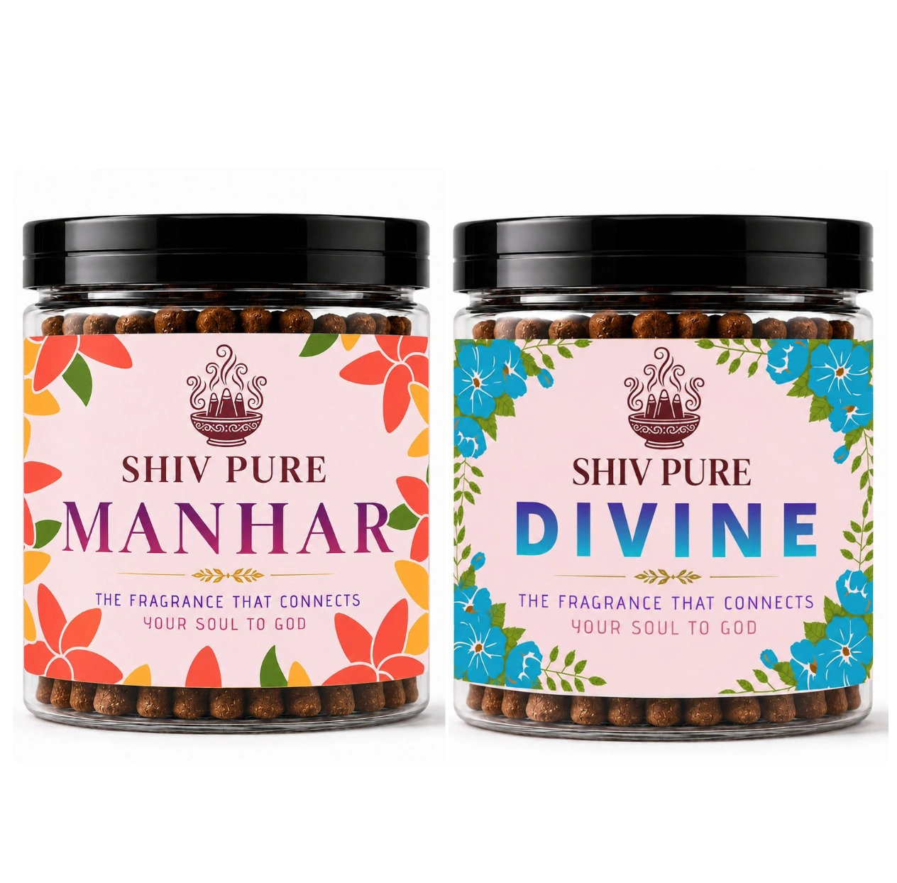 SPP Divine & Manhar Dhoop Cones Combo Pack (200gm)
