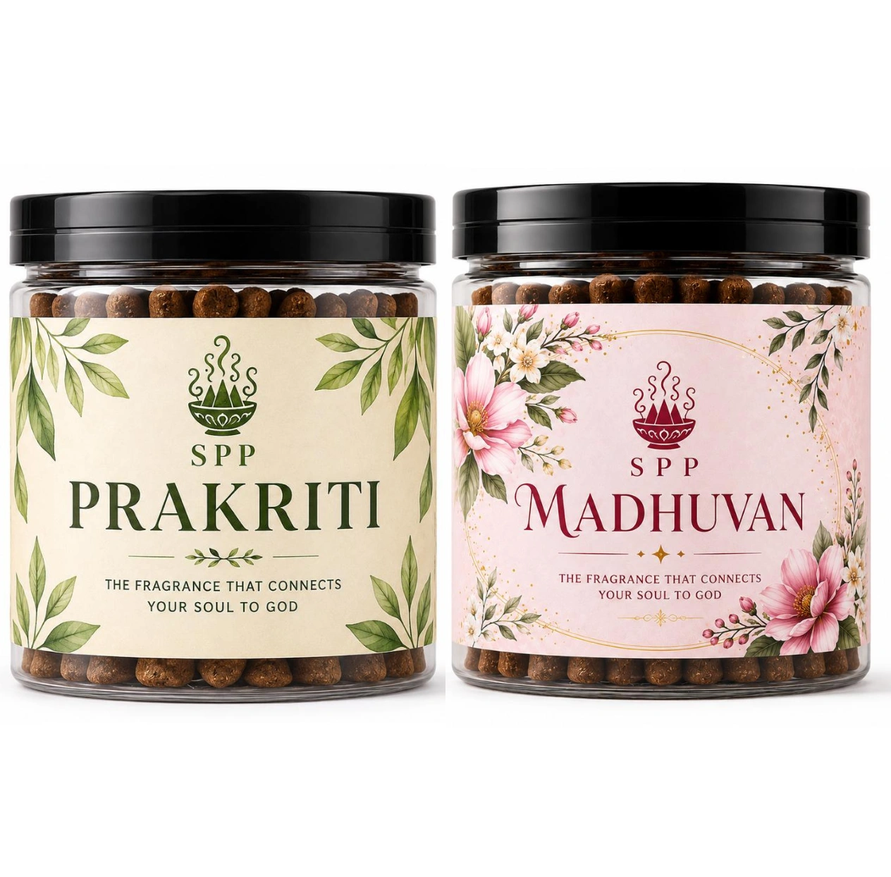 SPP Prakriti & Madhuvan Dhoop Cones Combo Pack (200gm)