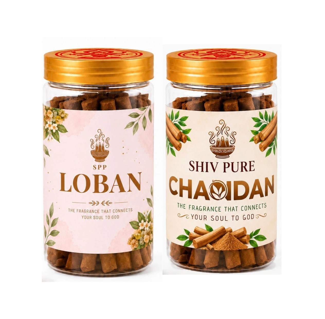 SPP Chandan & Loban Dhoop Sticks Combo Pack
